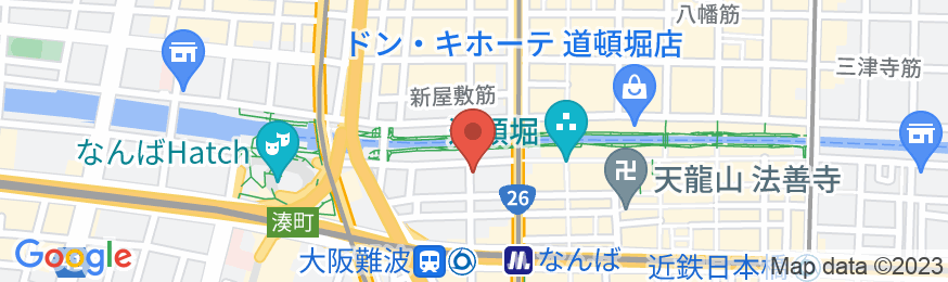 ベッセルインなんば(難波・道頓堀)の地図