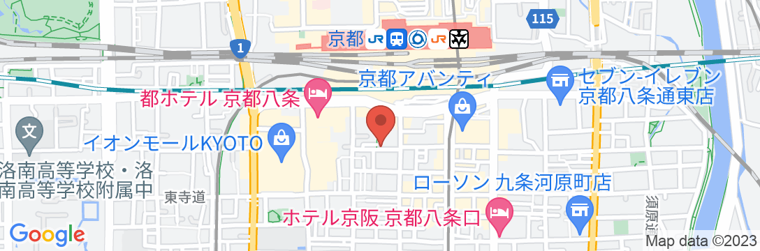 レフ京都八条口byベッセルホテルズ|REF京都八条口(京都2号店)の地図
