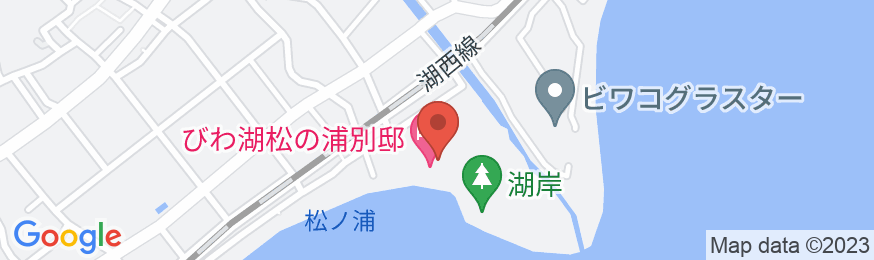 愛犬と泊まる湖畔の温泉リゾート びわ湖松の浦別邸の地図