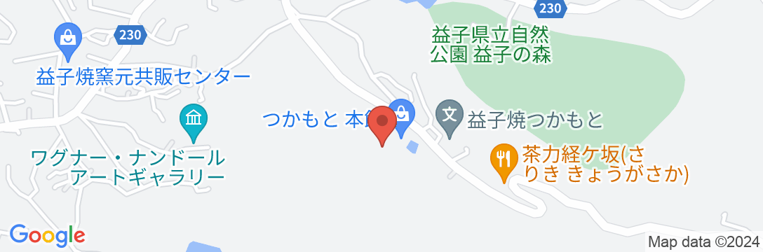 ましこ悠和館の地図