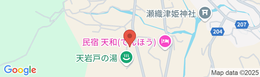民宿 神楽の館の地図