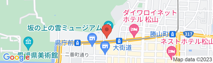 ホテルビスタ松山の地図