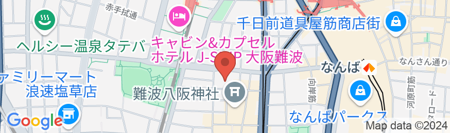 フェアフィールド・バイ・マリオット大阪難波の地図
