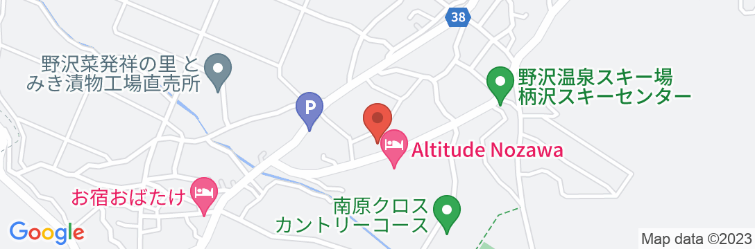 野沢温泉 リゾートハウス ふるさとの地図