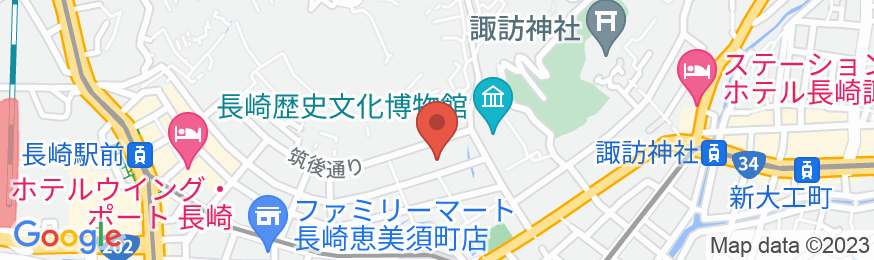 グランドベース長崎シティの地図