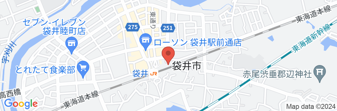 くれたけインプレミアム袋井駅前の地図