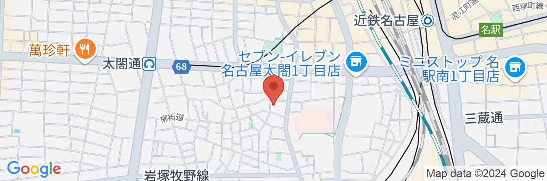 ビジネスホテル大吉の地図