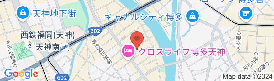 グランドベース春吉の地図