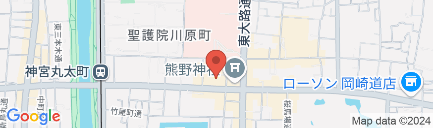 京蘭ー瑠安邸の地図