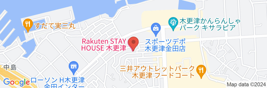 Rakuten STAY HOUSE 木更津の地図