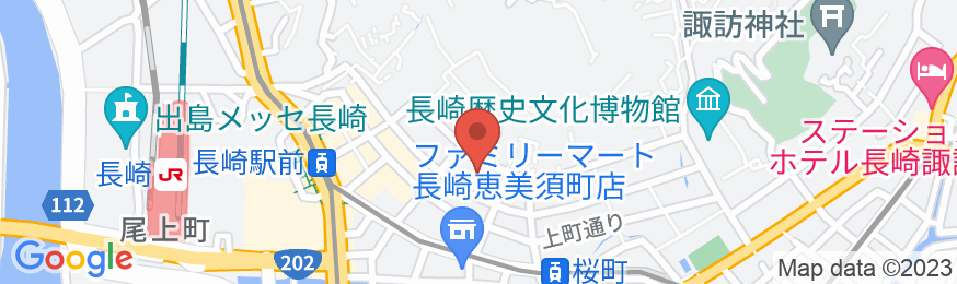 ホテルセントヒル長崎の地図