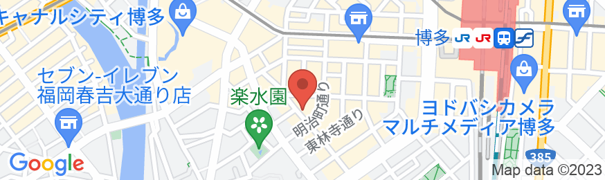 AMISTAD HOTEL FUKUOKA(アミスタホテル福岡)の地図