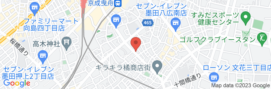 IKIDANE Residential Hotel 墨田京島の地図