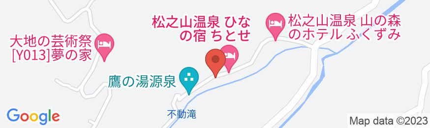 松之山温泉 ほんのり薫る自然のこころ 野本旅館の地図
