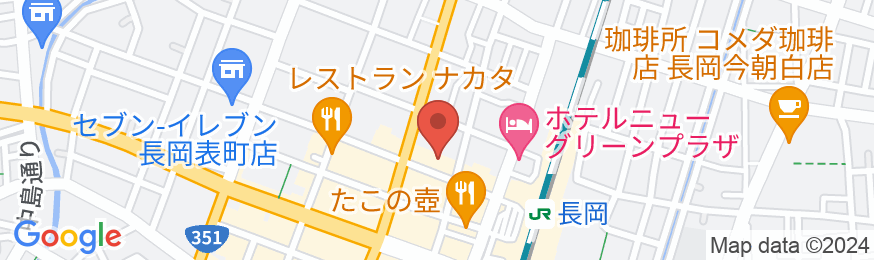 ゲストハウス長岡街宿の地図