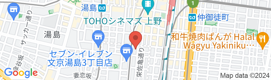 アパホテル〈上野広小路〉の地図