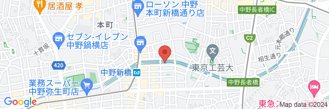 東京アコモNSの地図