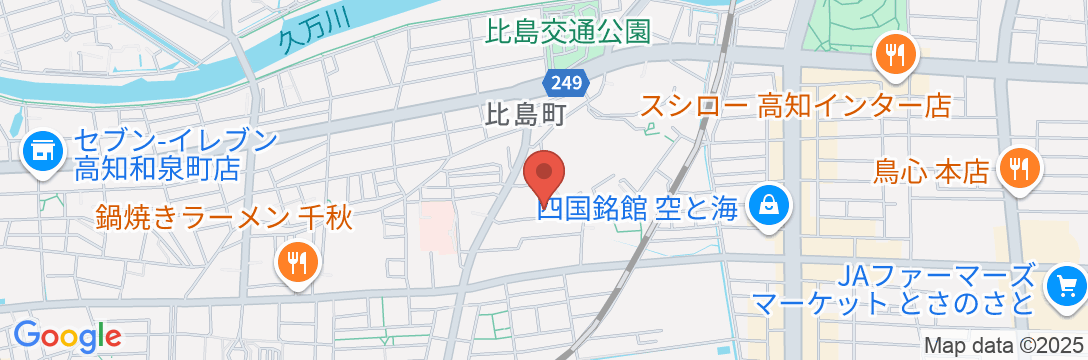 ファミリーロッジ旅籠屋・高知店の地図