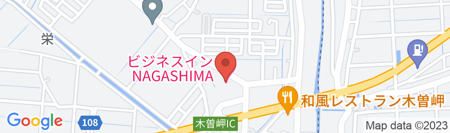 ビジネスインNAGASHIMAの地図