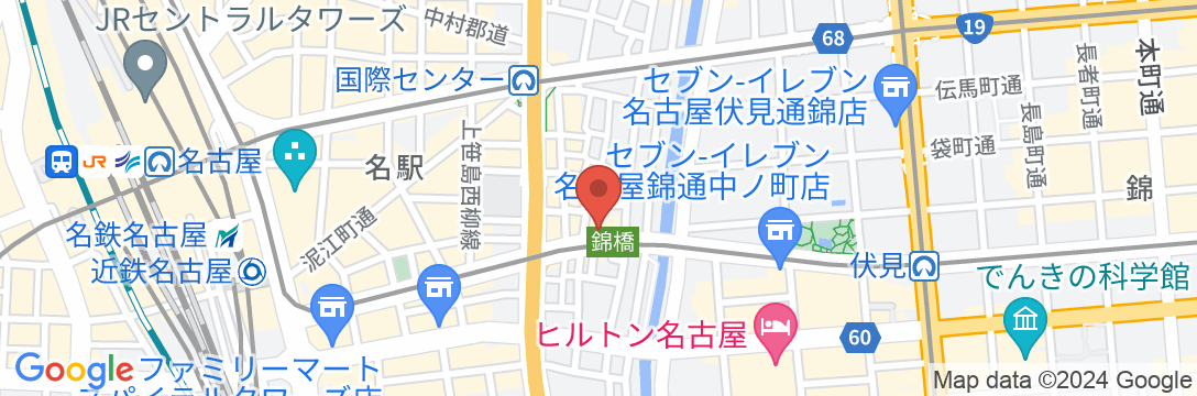 ニッコースタイル名古屋の地図