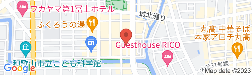 TSUKIJI HOSTEL Wakayamaの地図