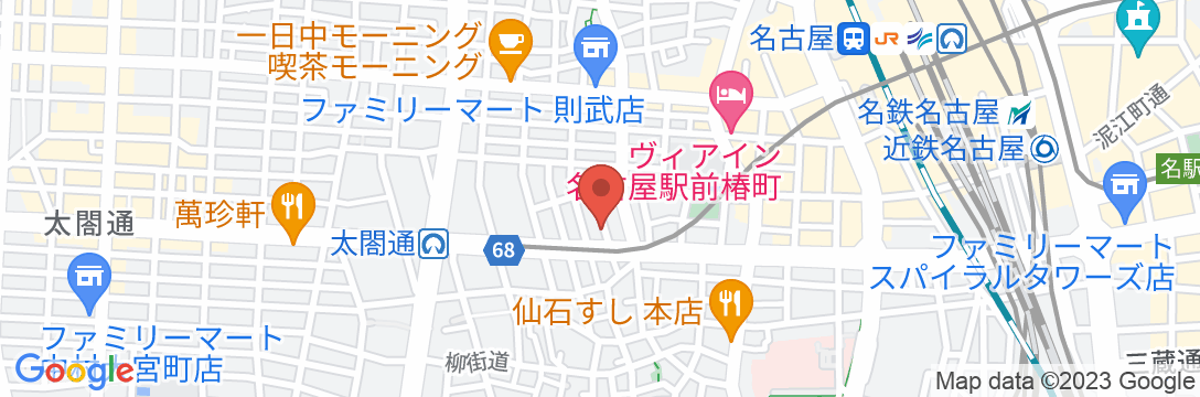 グランドベース名古屋駅西の地図