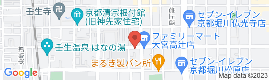 Nazuna 京都 椿通の地図