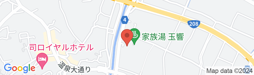 玉名温泉 那古井館別邸 玉響TAMAYURAの地図