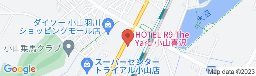 HOTEL R9 The Yard 小山喜沢の地図