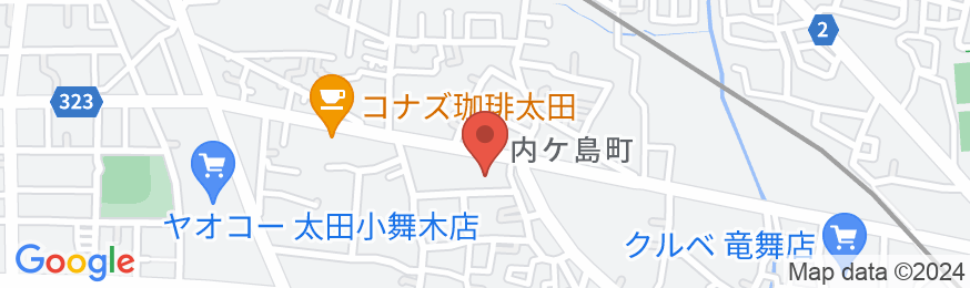 HOTEL R9 The Yard 太田の地図