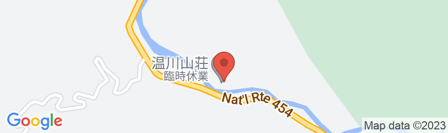 温川山荘の地図