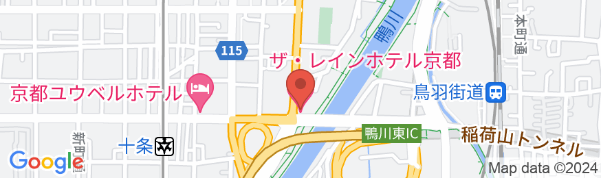 THE REIGN HOTEL KYOTOの地図