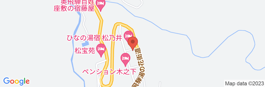 松本国際高等学校高山研修所(フィオレ平湯)の地図