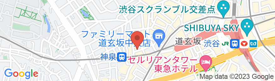 渋谷ハウス御室の地図