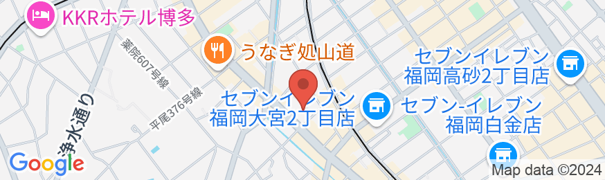 ランドーホテル福岡アネックスの地図