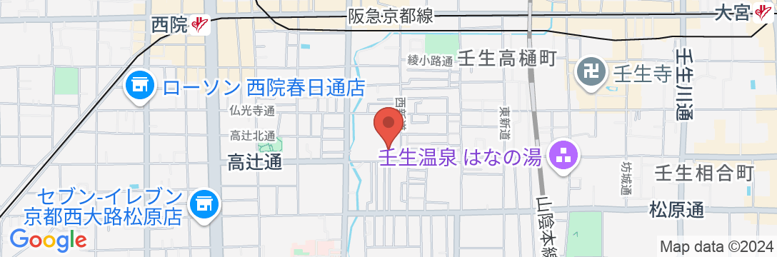 京町 誠の地図