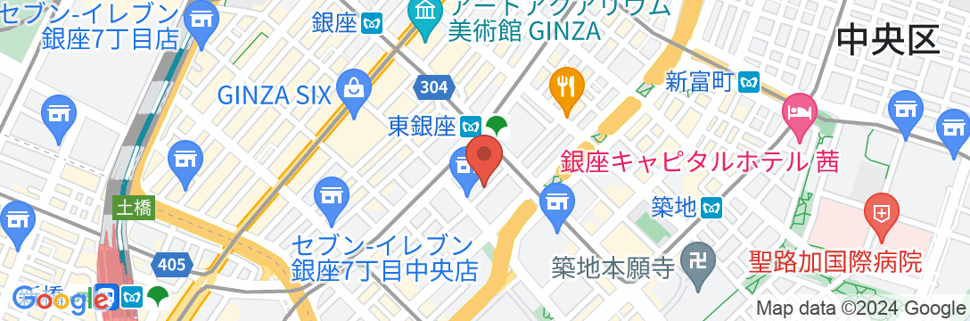 アゴーラ 東京銀座の地図