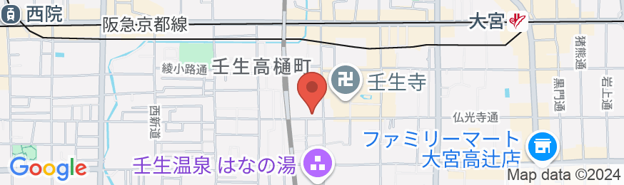 モダン町家 壬生の地図