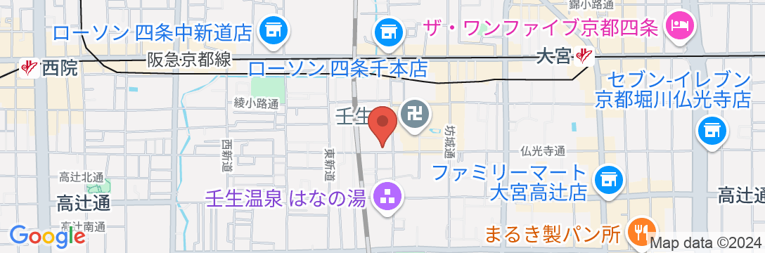 モダン町家 壬生の地図