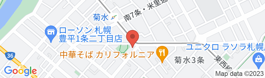 UCHI Living Stay Sapporo Kikusuiの地図