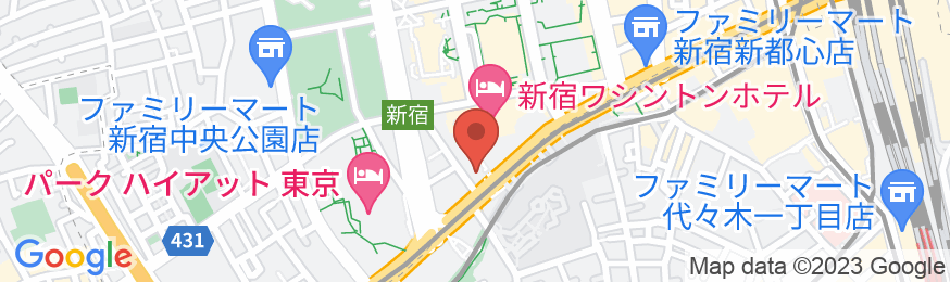 MIMARU東京 新宿WESTの地図