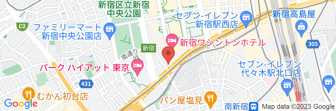 MIMARU東京 新宿WESTの地図