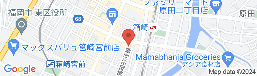 AMP FLAT Hakozakiの地図