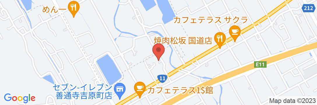 遍路民宿 鶴吉の地図