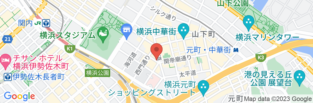 横浜クラシックアパートメントの地図