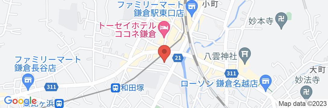 鎌倉ハウスの地図
