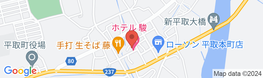Tabist 駿 日高平取の地図
