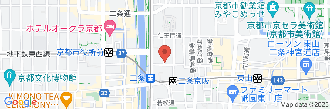 ATO Hotel Kyotoの地図