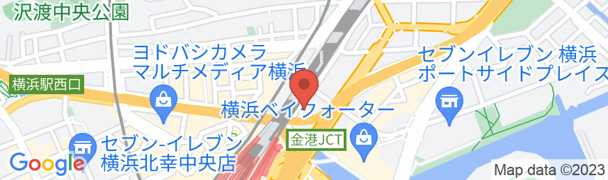 相鉄フレッサイン 横浜駅東口の地図