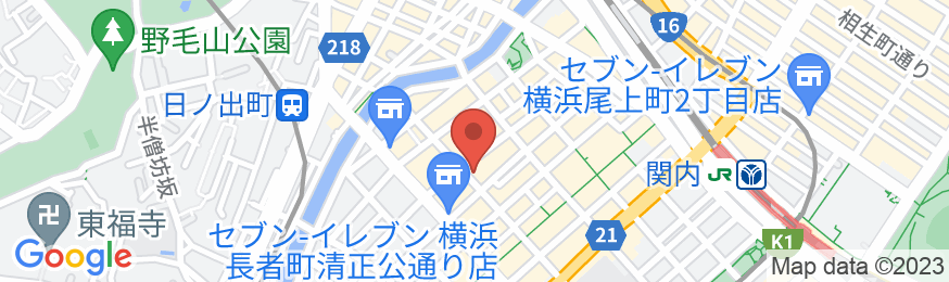 ホテル セントラル横浜の地図